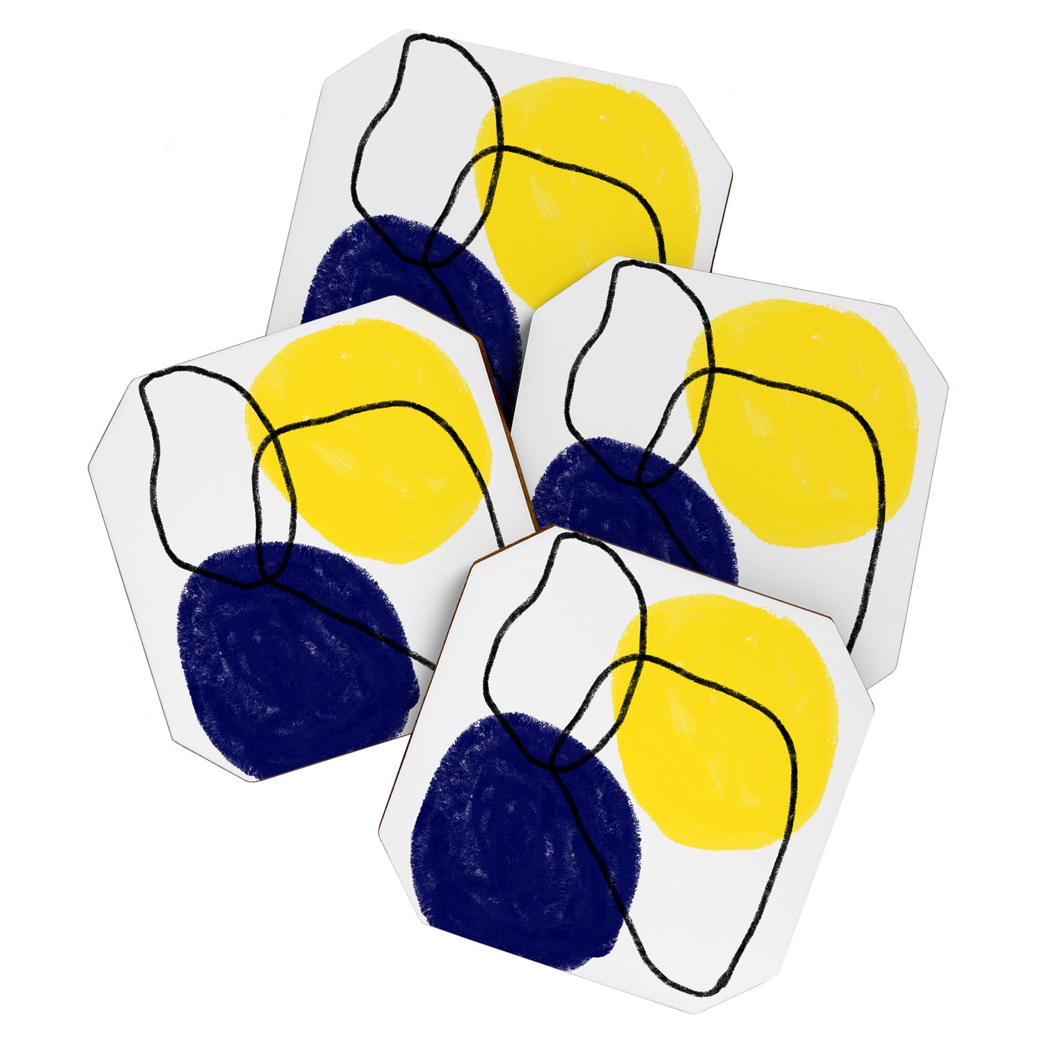 minimal circles Coaster Gallery Image 1