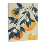 Oranges branch and flowers Canvas Print Gallery Image 6