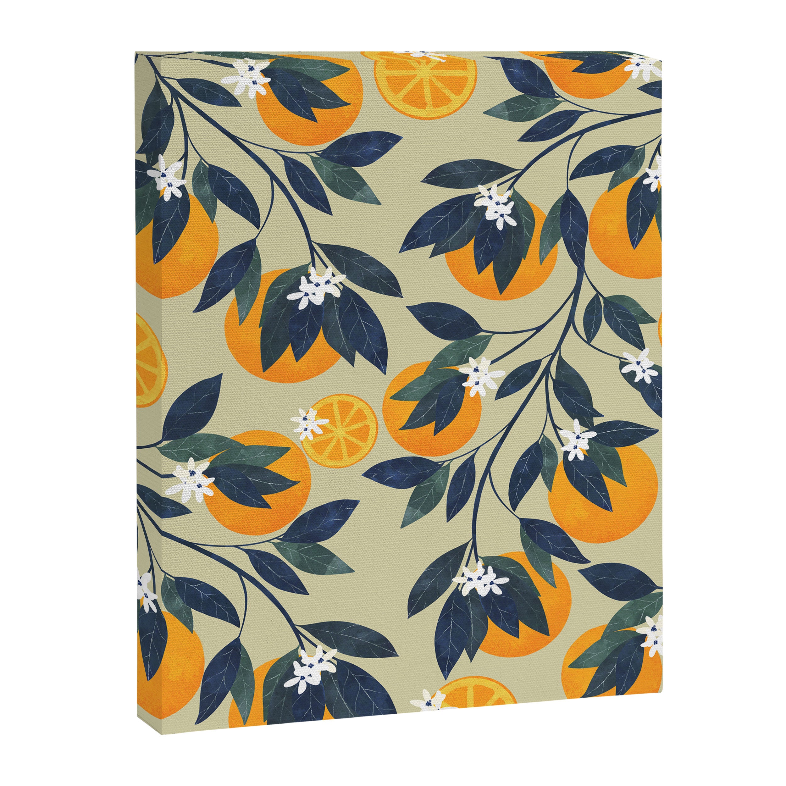 Oranges pattern Canvas Print Gallery Image 6