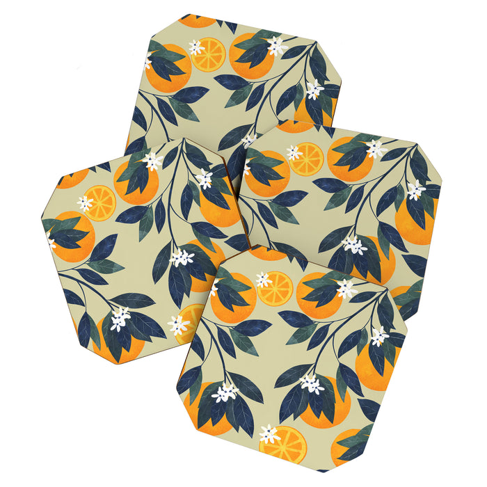 Oranges pattern Coaster Gallery Image 1
