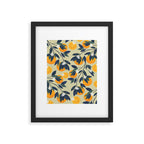 Oranges pattern Framed Art Print Gallery Image 4