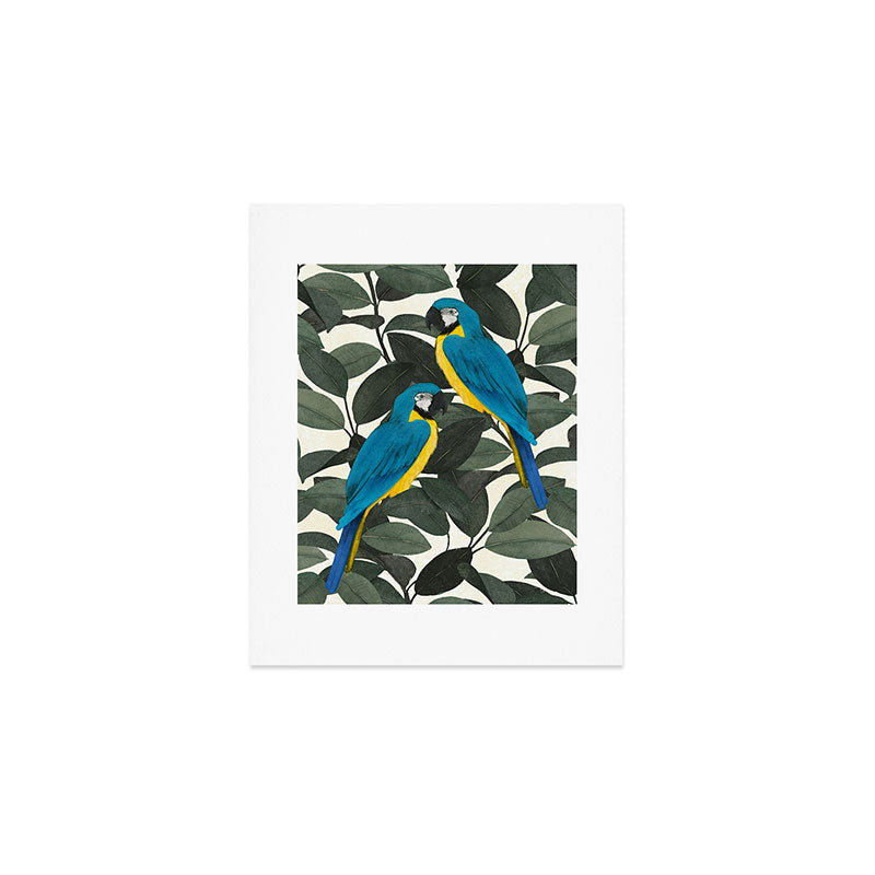 Parrots and jungle II Art Print Gallery Image 1