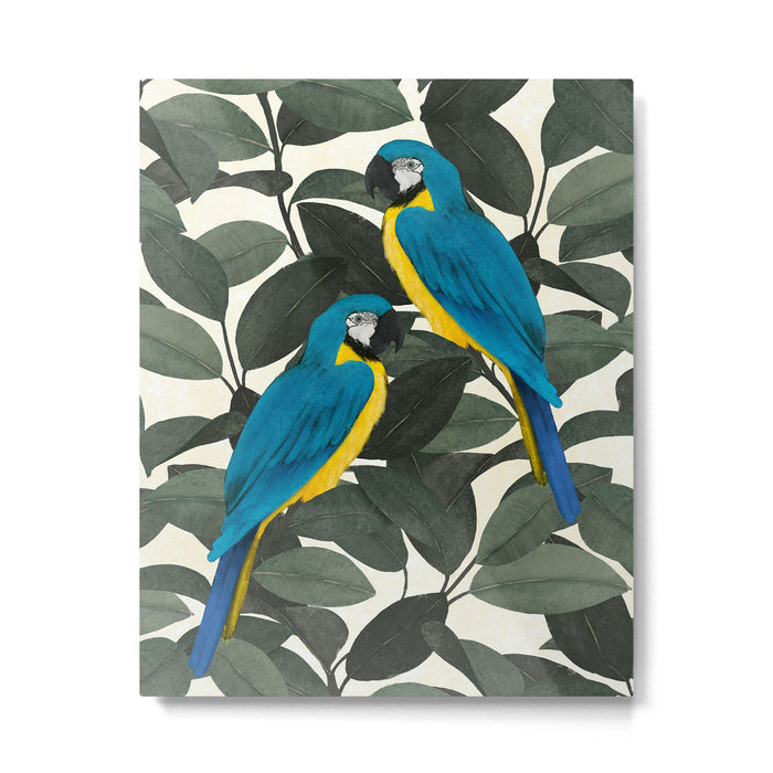 Parrots and jungle II Metal Print Gallery Image 1