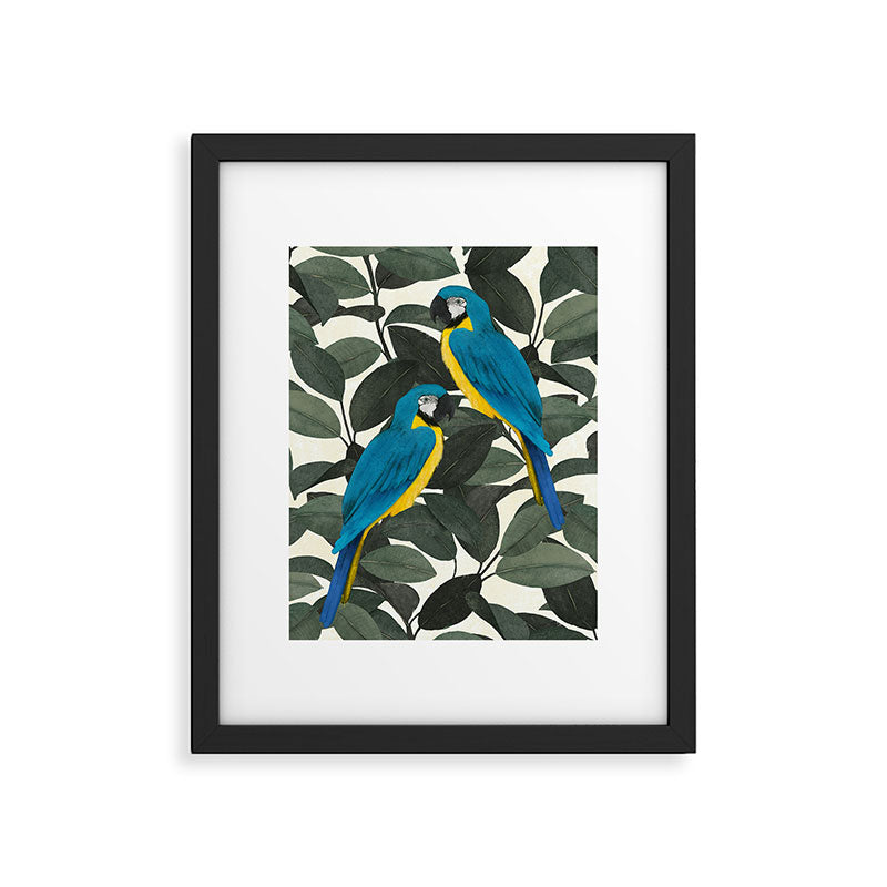 Parrots and jungle II Framed Art Print Gallery Image 5