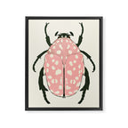  pink beetle insect Framed Canvas Print Gallery Image 6