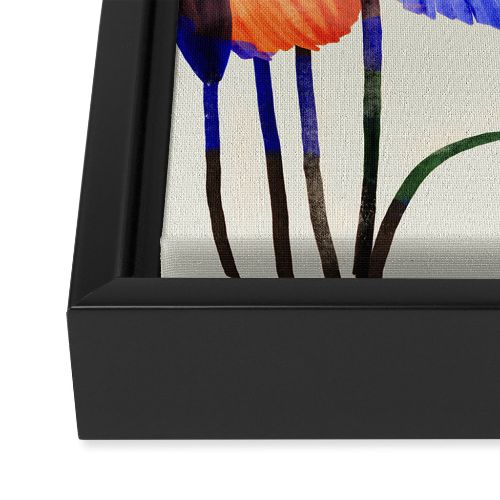 Poppies acrylic Framed Canvas Print Gallery Image 3