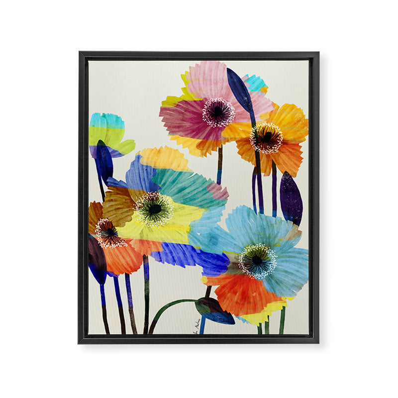 Poppies acrylic Framed Canvas Print Gallery Image 6