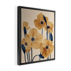 Poppies flowers watercolor Framed Canvas Print Gallery Image 2
