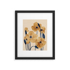 Poppies flowers watercolor Framed Art Print Gallery Image 5
