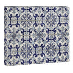 Portuguese tiles pattern blue Canvas Print Gallery Image 14
