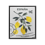 POSTAL STAMP SPAIN Framed Canvas Print Gallery Image 6