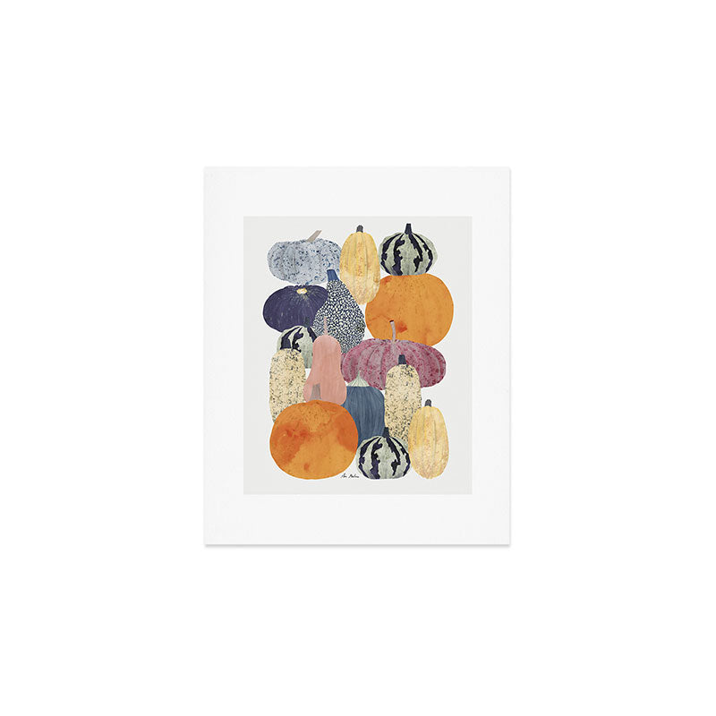 Pumpkin still life Art Print Gallery Image 1