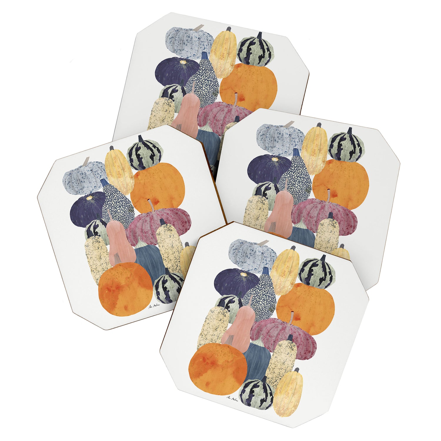Pumpkin still life Coaster Gallery Image 1