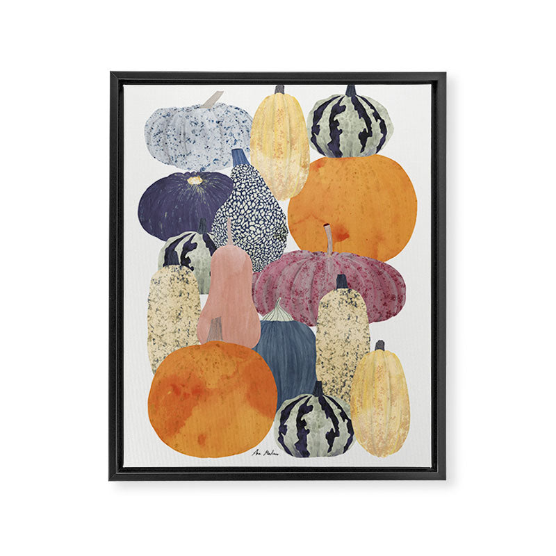 Pumpkin still life Framed Canvas Print Gallery Image 6
