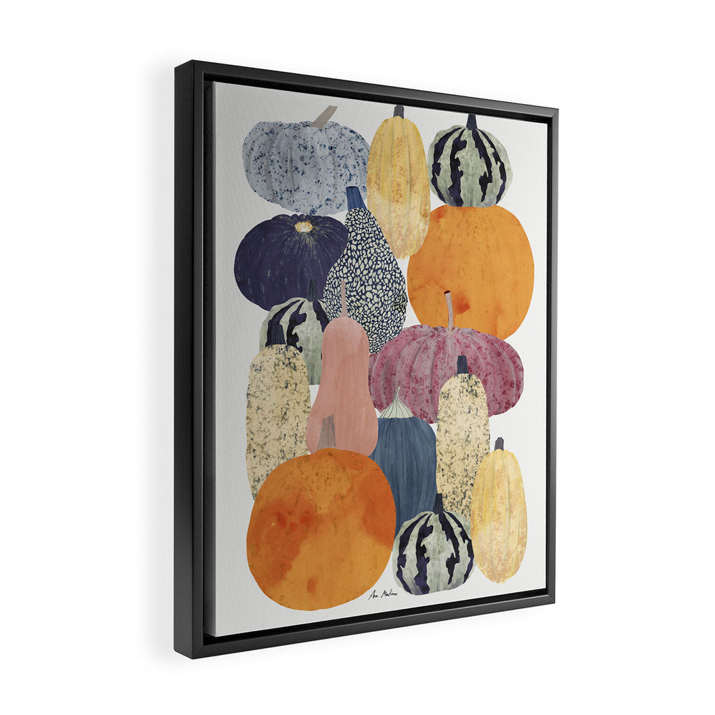 Pumpkin still life Framed Canvas Print Gallery Image 2