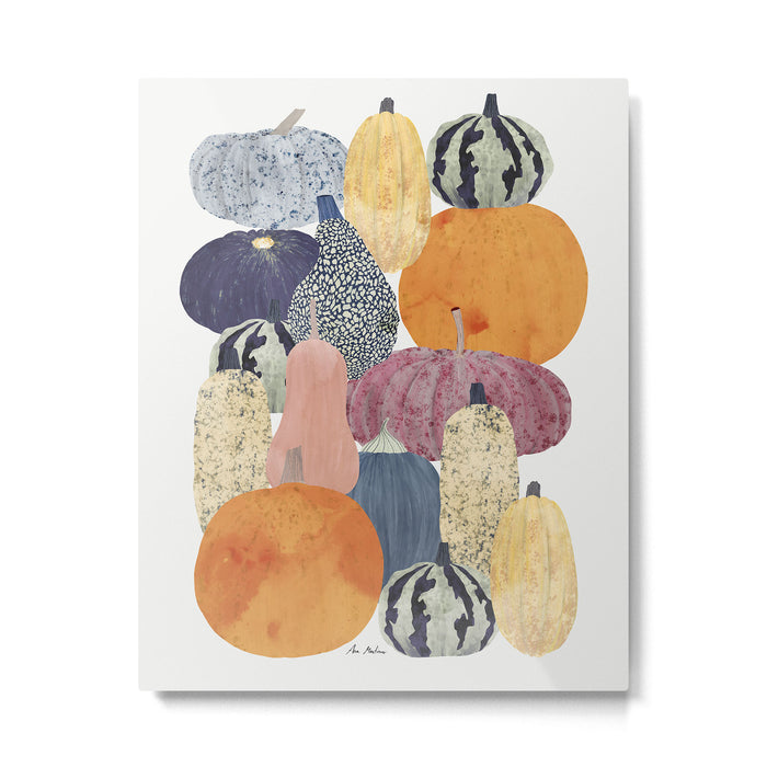 Pumpkin still life Metal Print Gallery Image 1