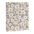 Purple chamomile pattern Canvas Print Gallery Image 8