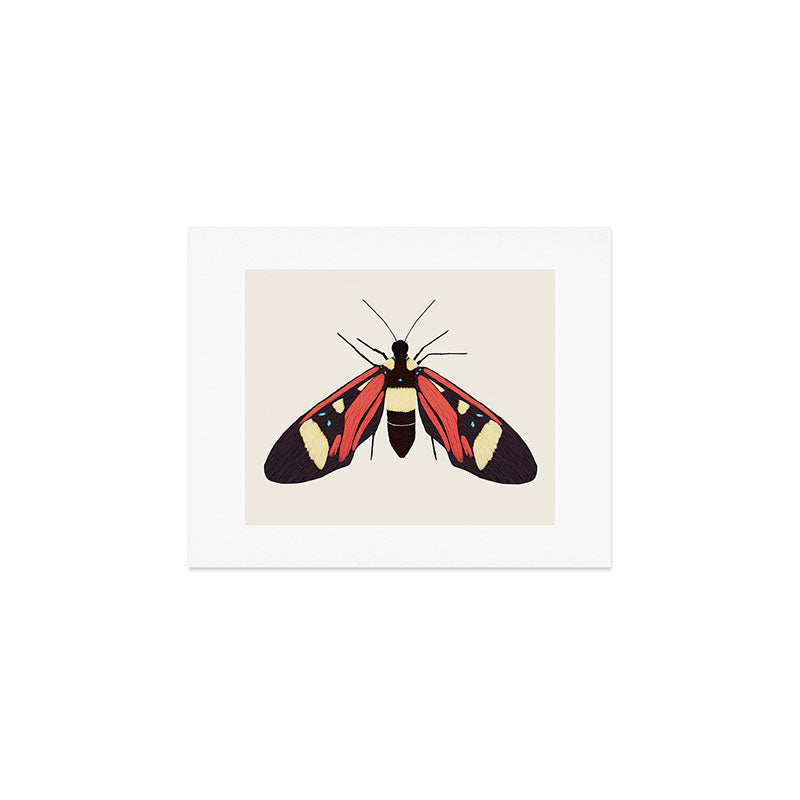  red butterfly Art Print Gallery Image 1
