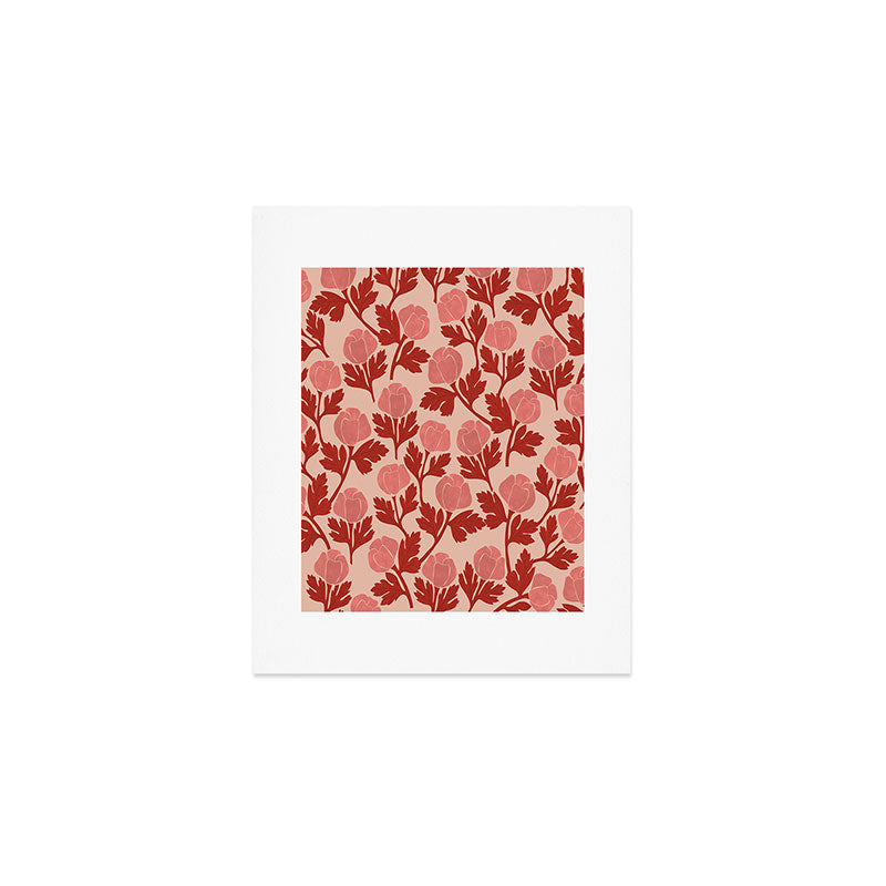 Roses pattern Art Print Gallery Image 1