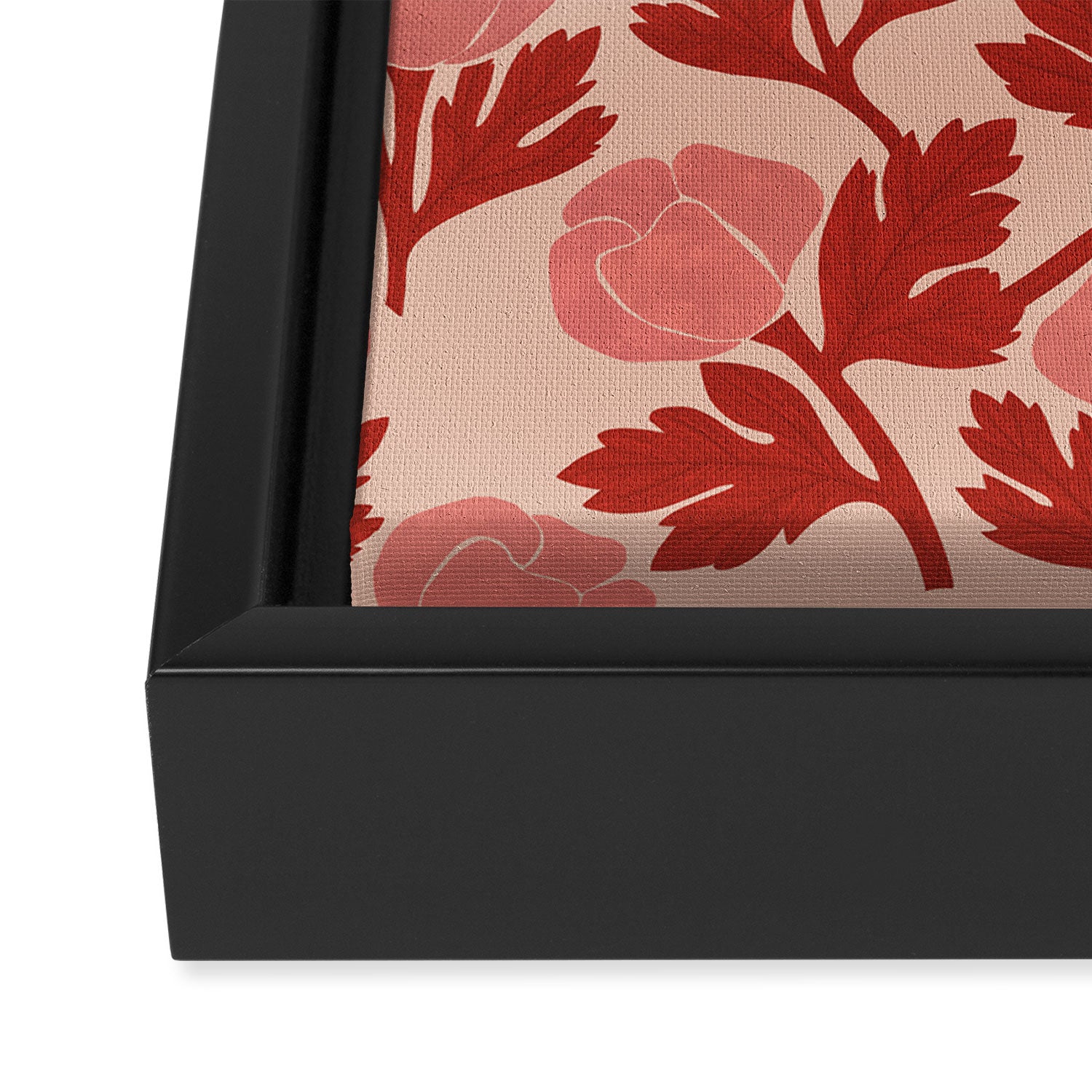 Roses pattern Framed Canvas Print Gallery Image 3