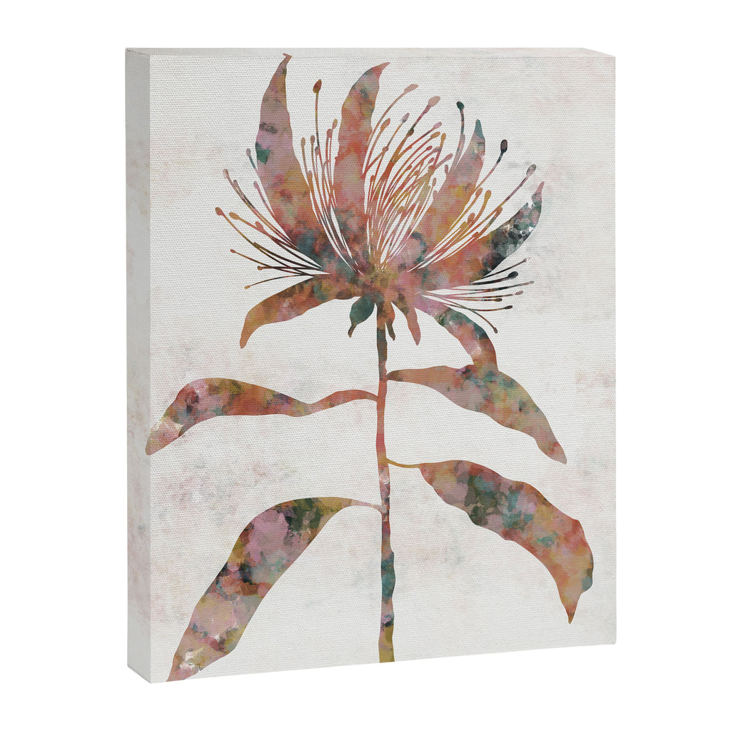 Silhouette plant acrylic Canvas Print Gallery Image 6