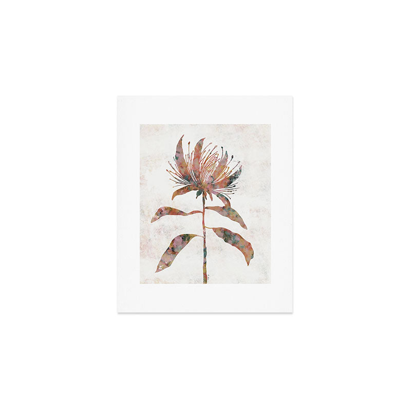 Silhouette plant acrylic Art Print Gallery Image 1