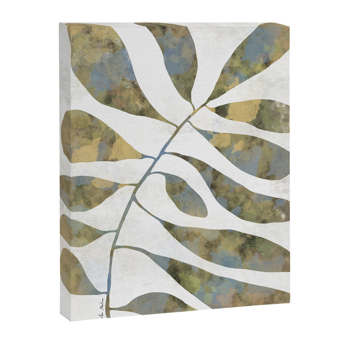 Silhouette plant acrylic Canvas Print Gallery Image 1