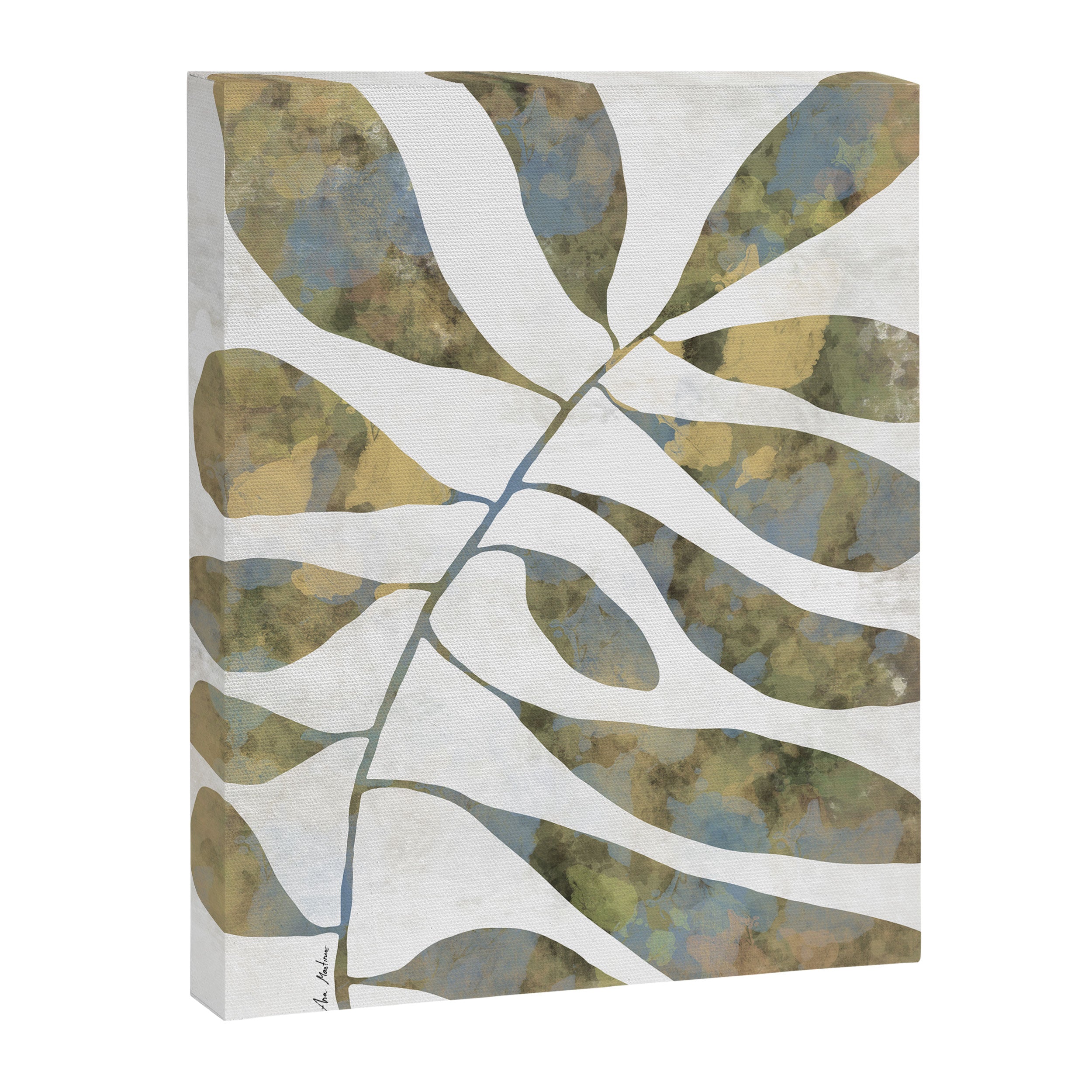 Silhouette plant acrylic Canvas Print Gallery Image 6