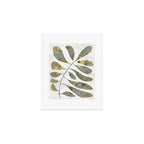 Silhouette plant acrylic Art Print Gallery Image 1