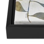 Silhouette plant acrylic Framed Canvas Print Gallery Image 3