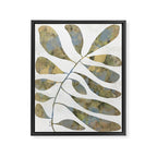 Silhouette plant acrylic Framed Canvas Print Gallery Image 6