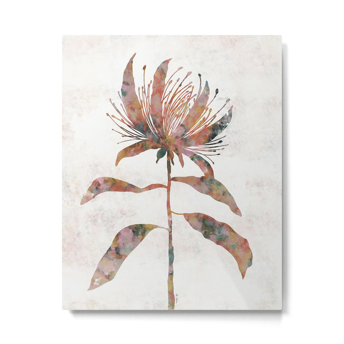 Silhouette plant acrylic Metal Print Gallery Image 1
