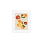 sliced oranges spring watercolor Art Print Gallery Image 1