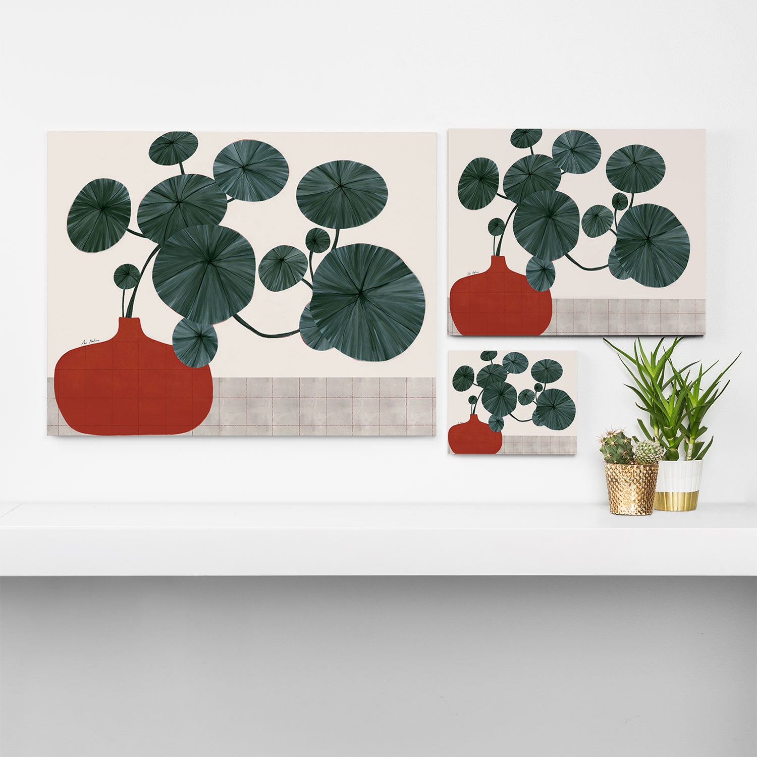 Stephonia Erecta plant Canvas Print Gallery Image 3