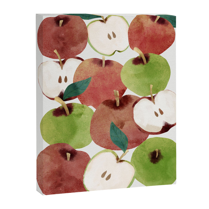 Still life of french apples Canvas Print Gallery Image 1