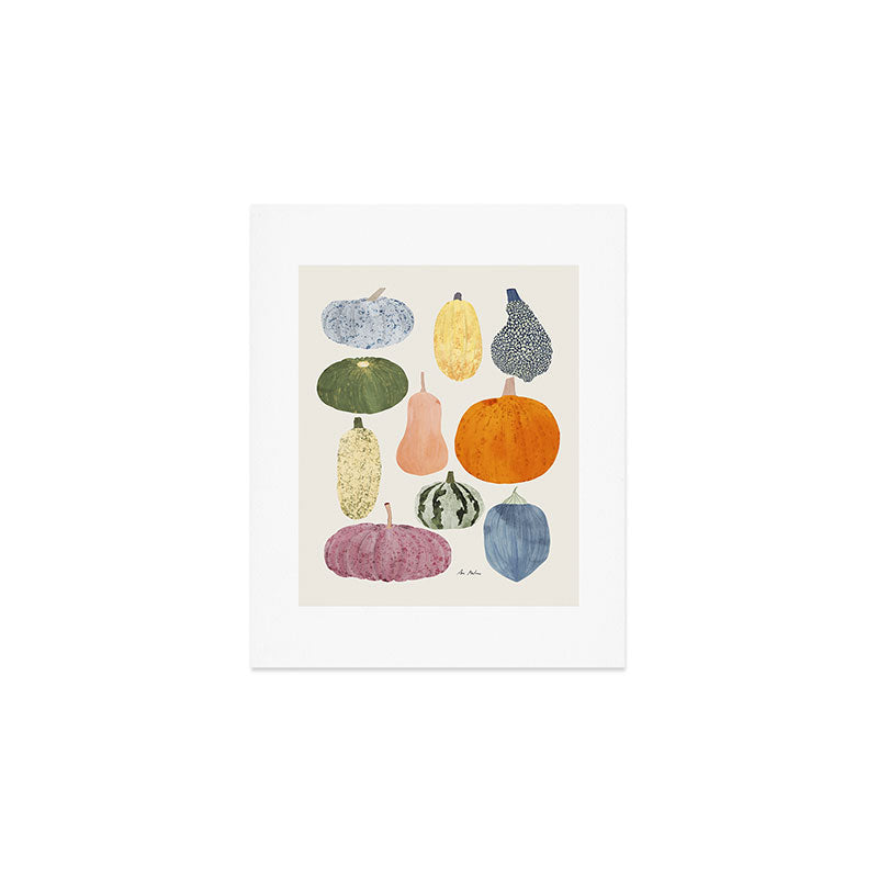 Still life of pumpkins Art Print Gallery Image 1