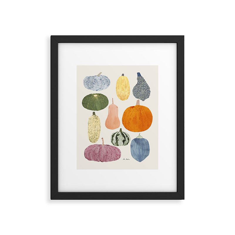 Still life of pumpkins Framed Art Print Gallery Image 5