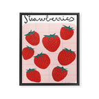 Strawberries and market I Framed Canvas Print Gallery Image 6