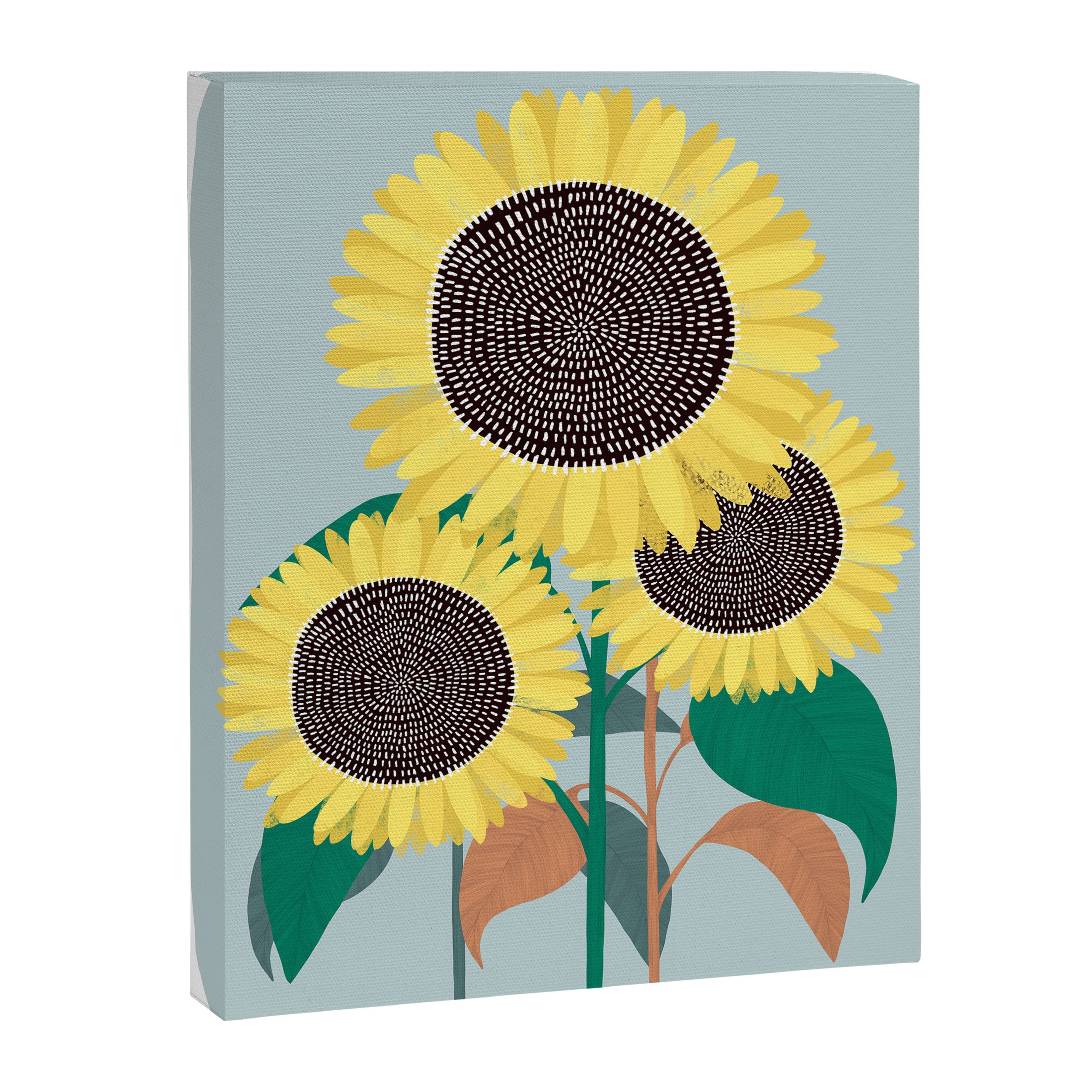 Sunflower and summer Canvas Print Gallery Image 6