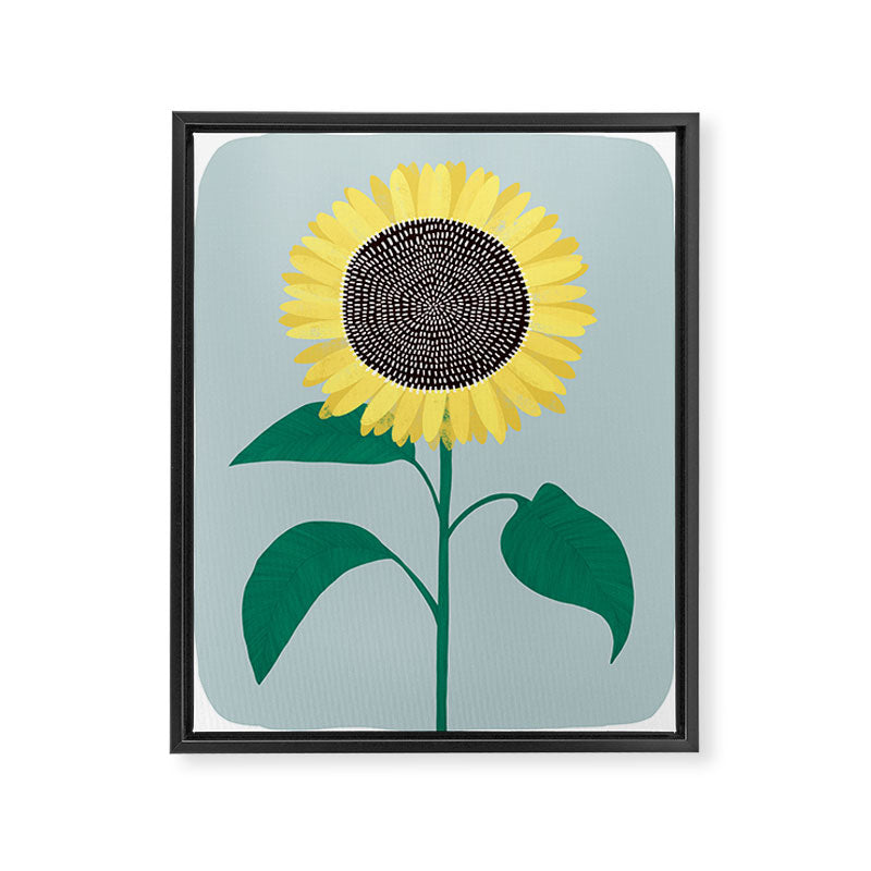 Sunflower Framed Canvas Print Gallery Image 6