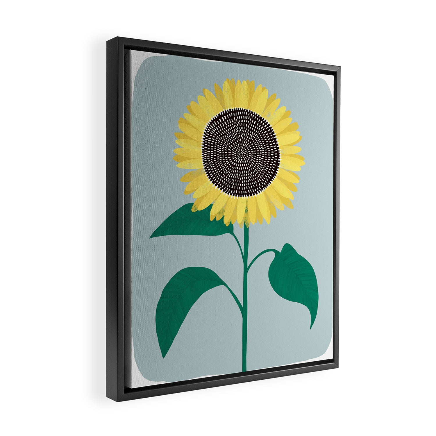 Sunflower Framed Canvas Print Gallery Image 2