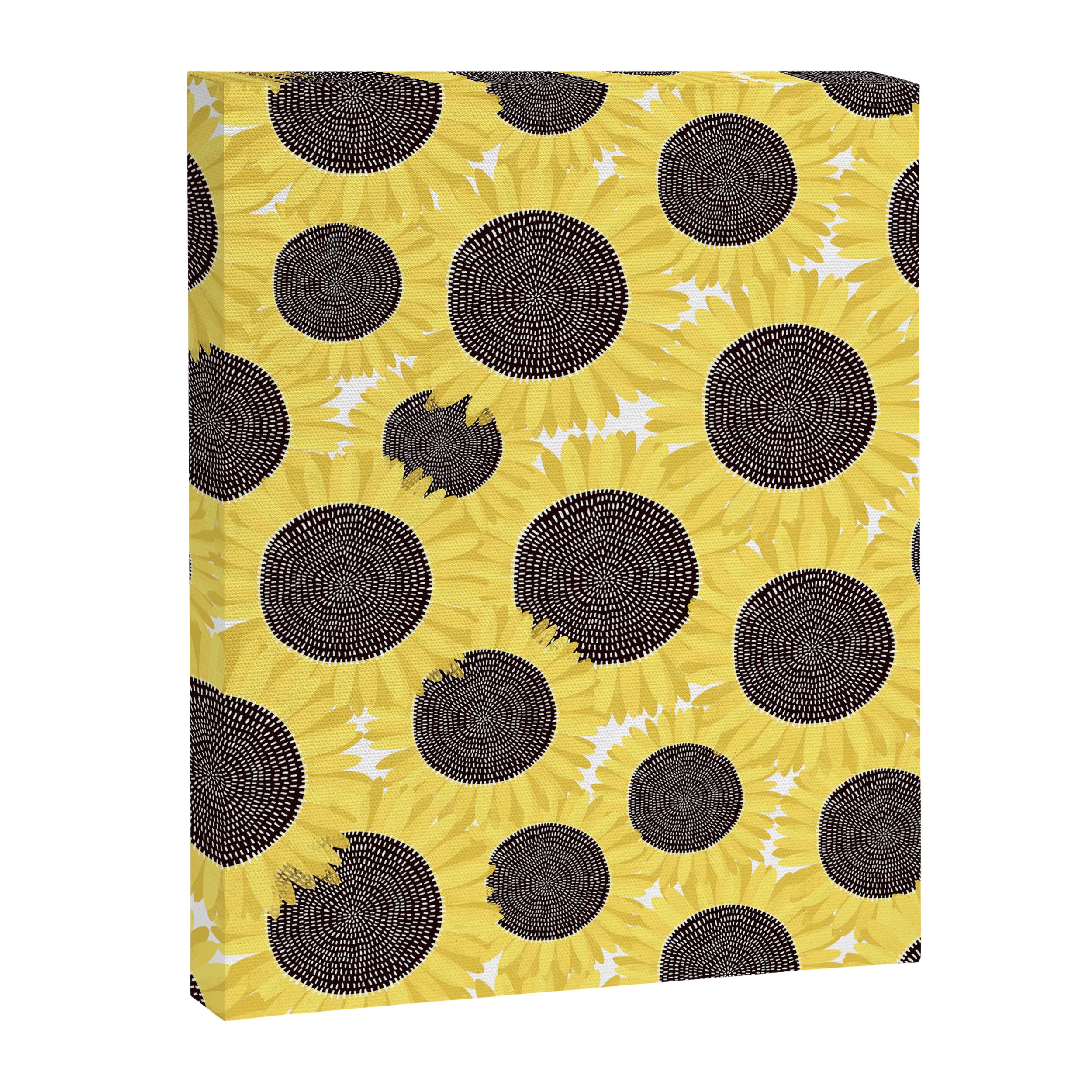 Sunflowers pattern Canvas Print Gallery Image 8
