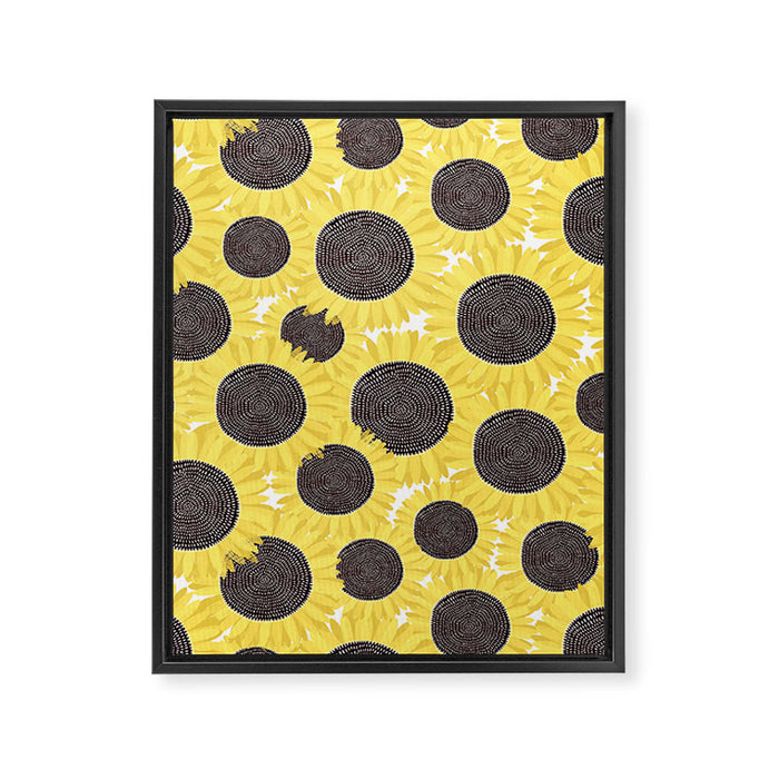Sunflowers pattern Framed Canvas Print Gallery Image 1
