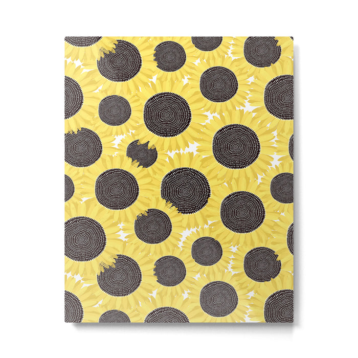 Sunflowers pattern Metal Print Gallery Image 1
