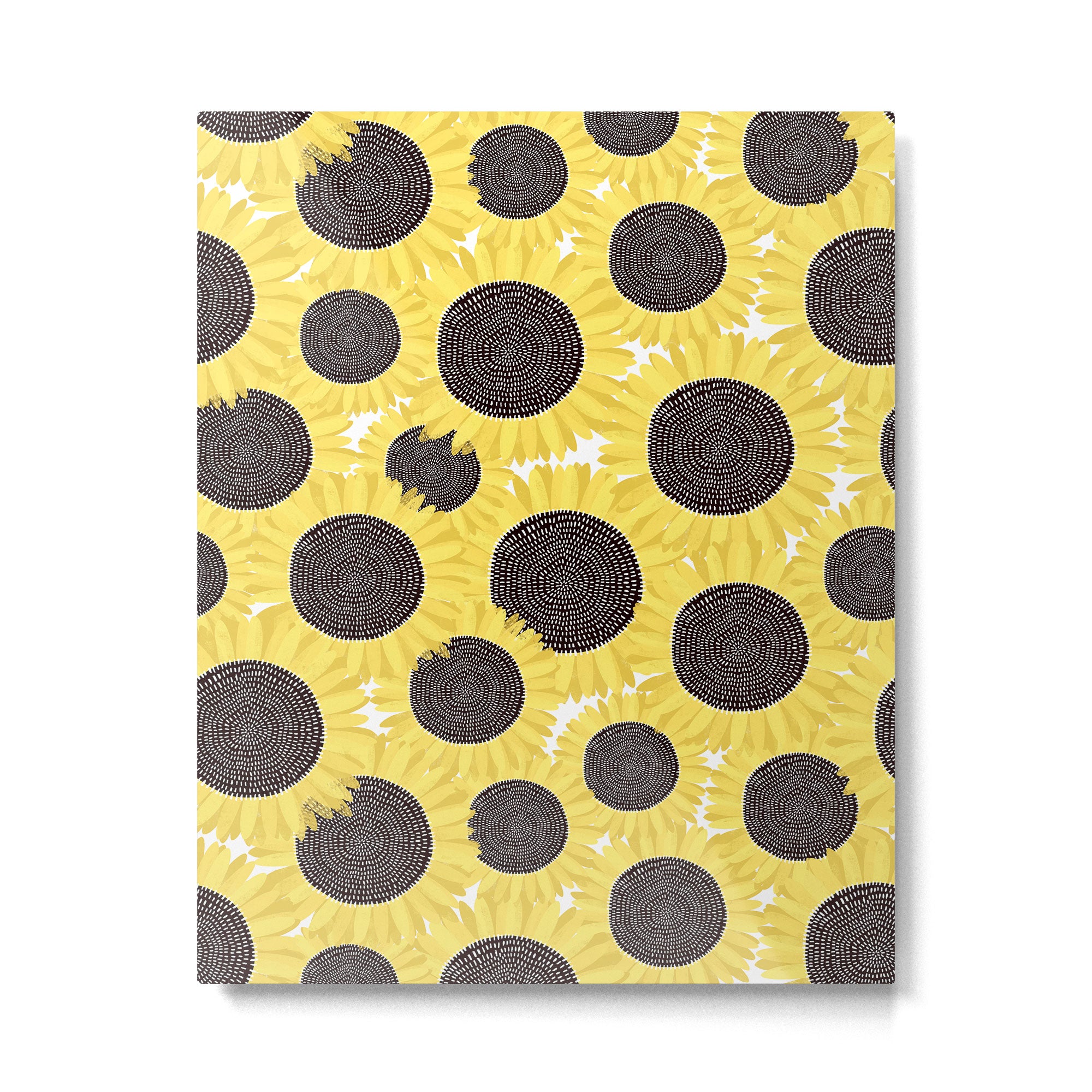 Sunflowers pattern Metal Print Gallery Image 6