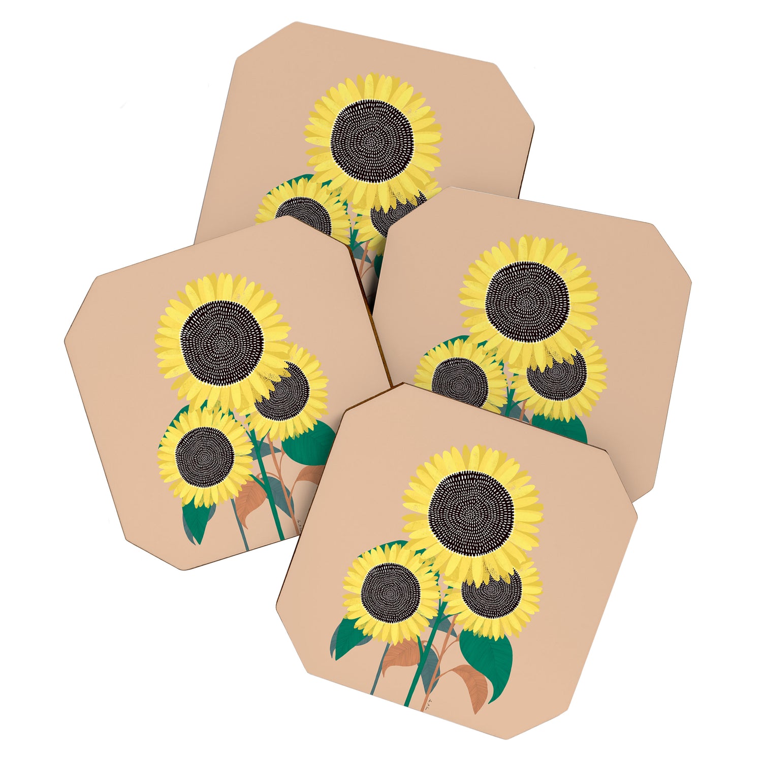 Sunflowers Coaster Gallery Image 1