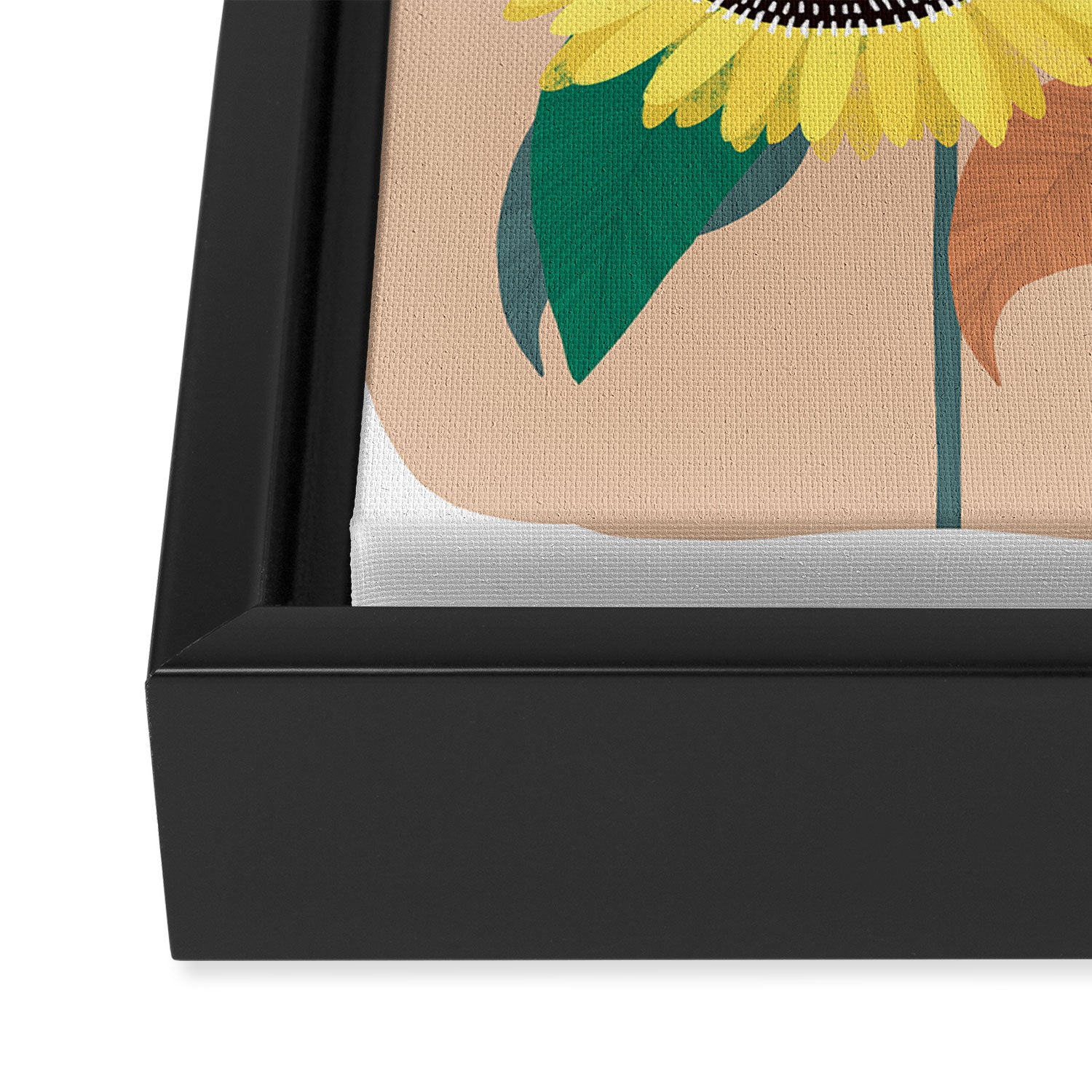 Sunflowers Framed Canvas Print Gallery Image 3