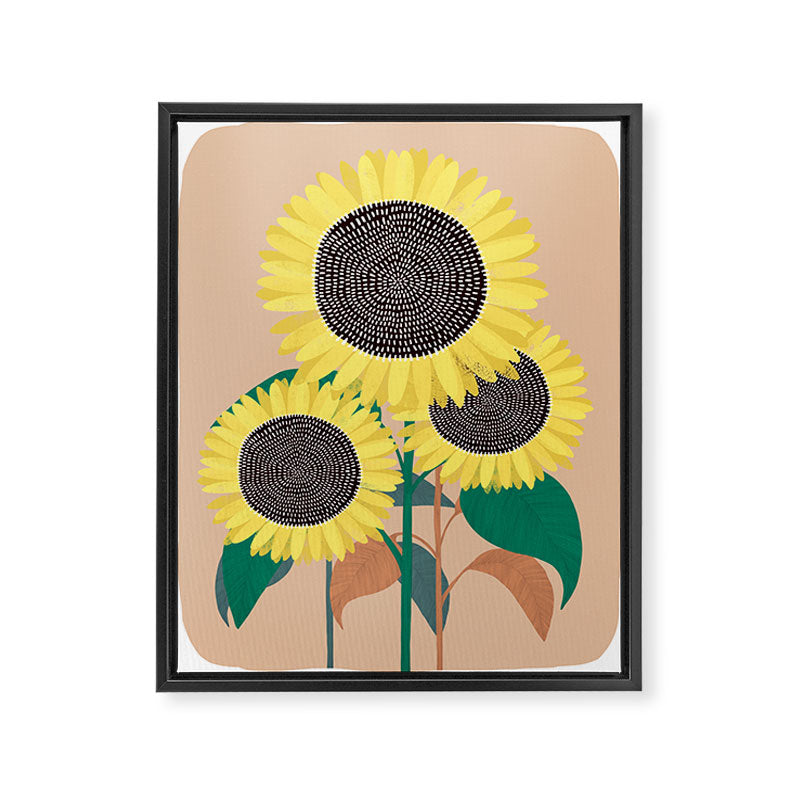 Sunflowers Framed Canvas Print Gallery Image 6