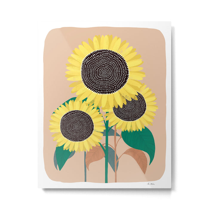 Sunflowers Metal Print Gallery Image 1