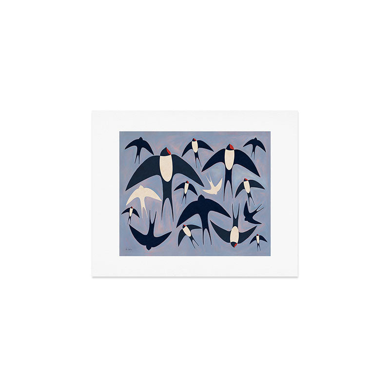 Swallows Art Print Gallery Image 1